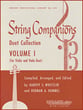 STRING COMPANION #1 VLN/VLA DUET cover